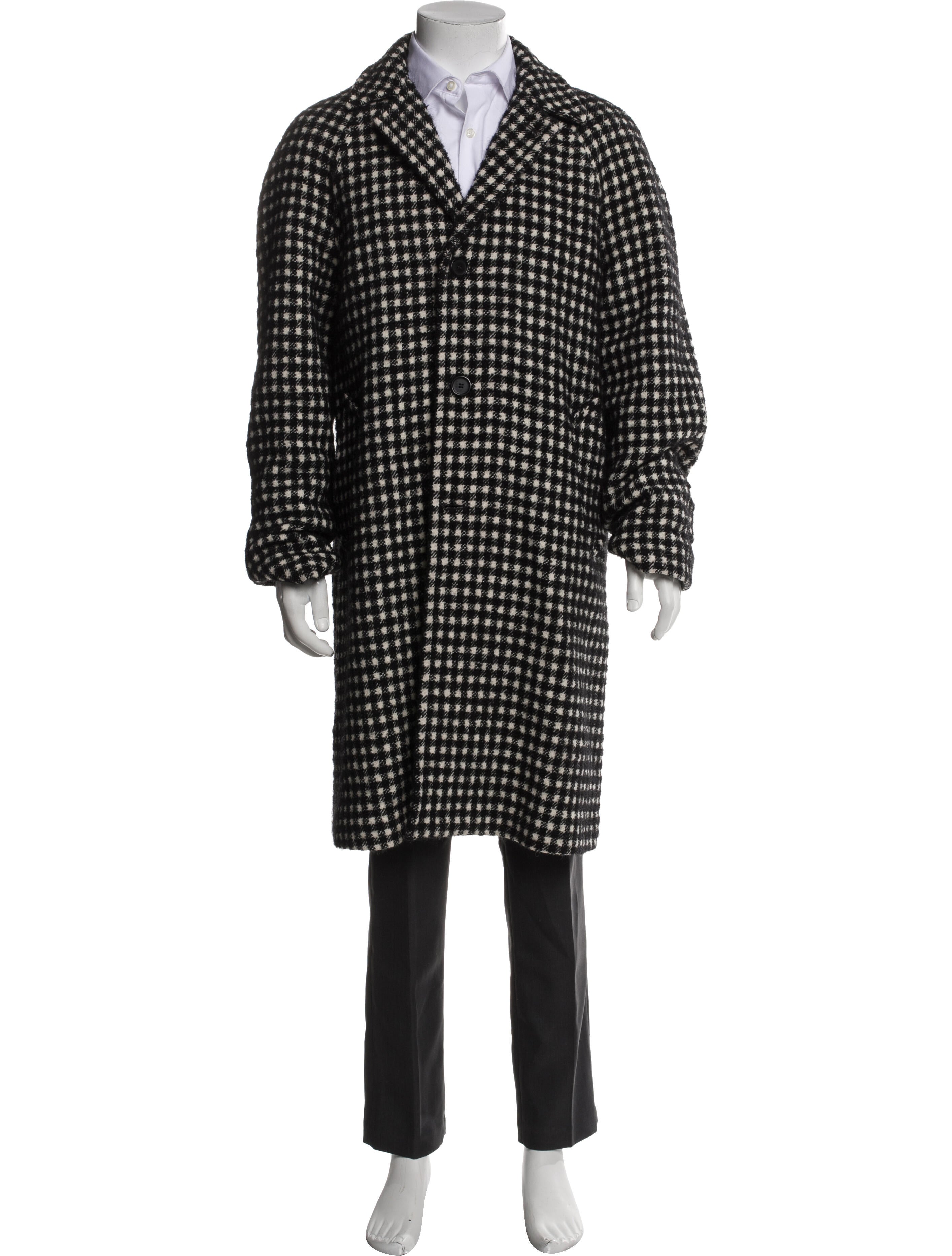 Sandro Printed Overcoat