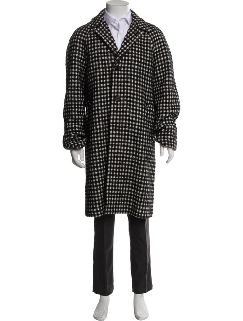 Sandro Printed Overcoat