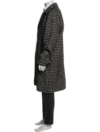 Sandro Printed Overcoat