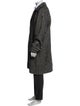 Sandro Printed Overcoat