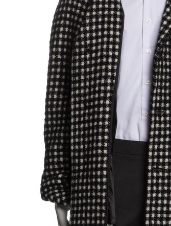 Sandro Printed Overcoat
