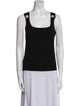 Sandro Square Neckline Sleeveless Top
