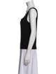 Sandro Square Neckline Sleeveless Top