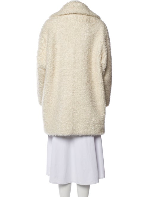 Sandro Faux Fur Coat