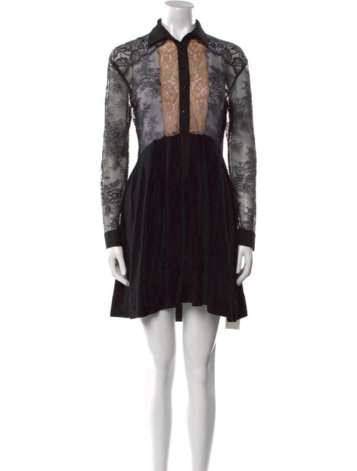 Sandro Printed Mini Dress