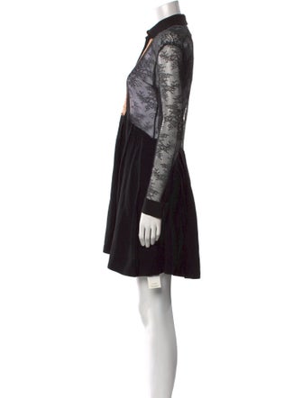 Sandro Printed Mini Dress