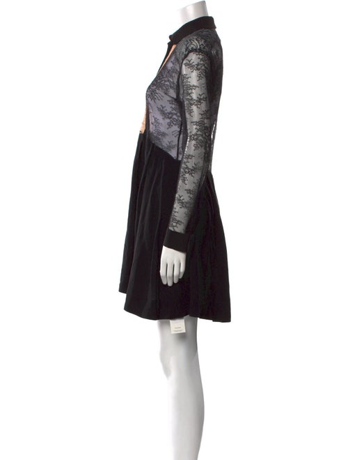 Sandro Printed Mini Dress