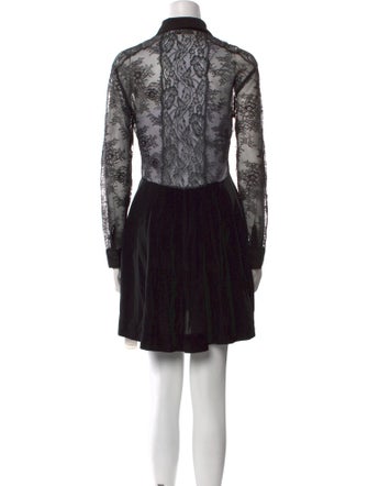 Sandro Printed Mini Dress