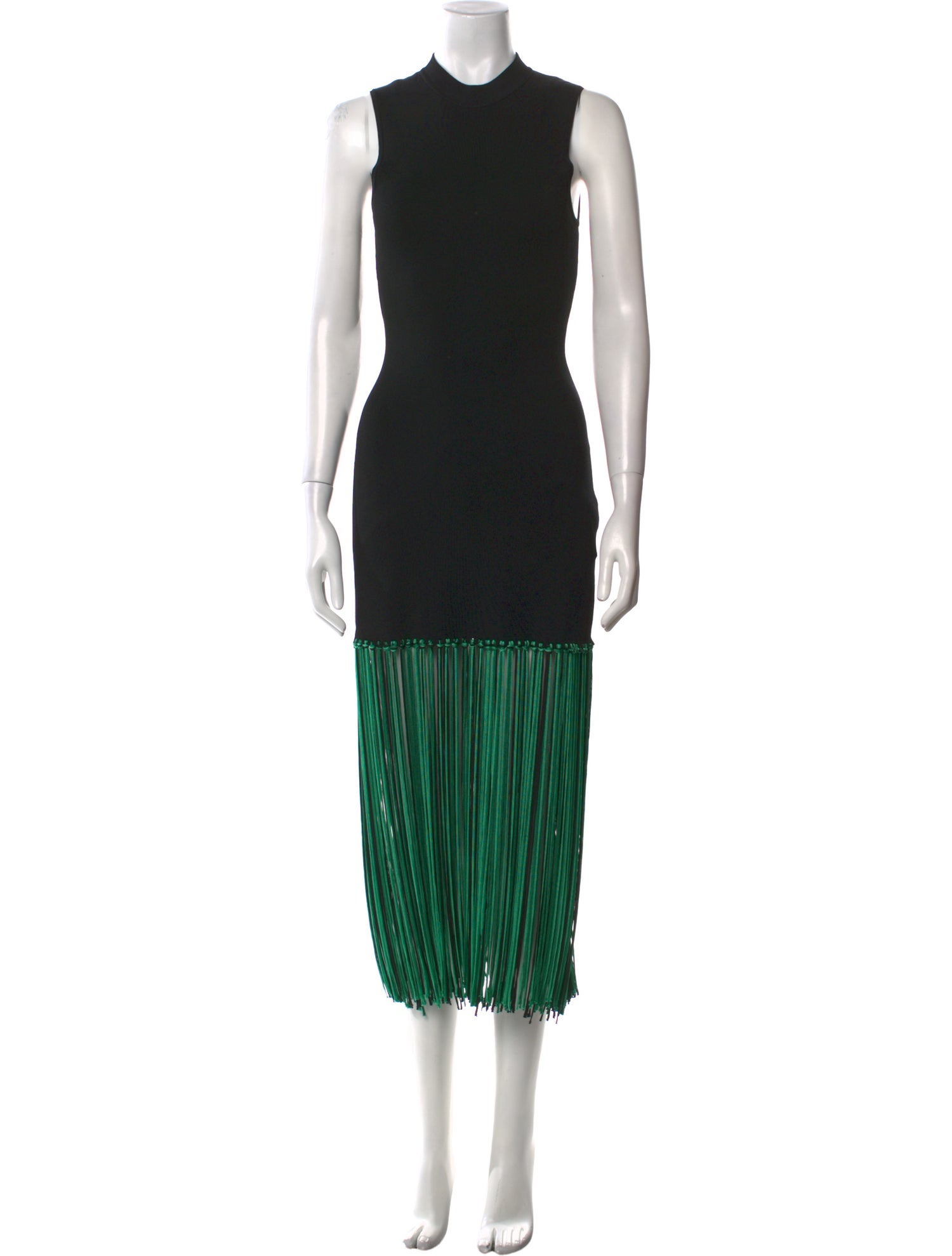 Sandro Colorblock Pattern Long Dress