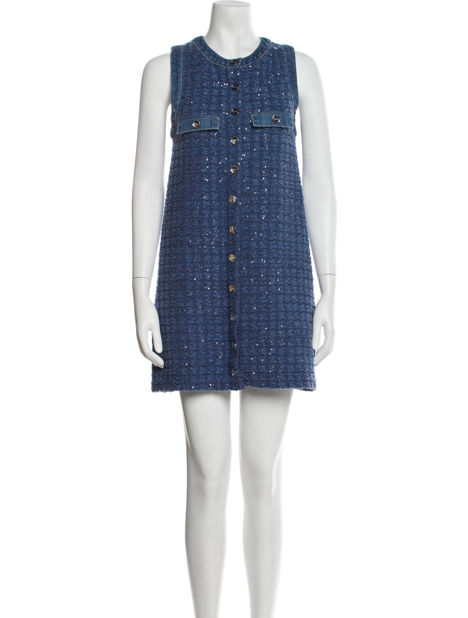 Sandro Crew Neck Mini Dress w/ Tags