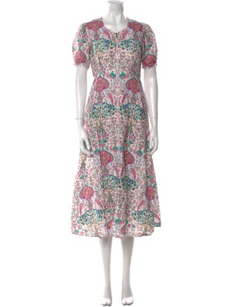 Sandro Linen Long Dress