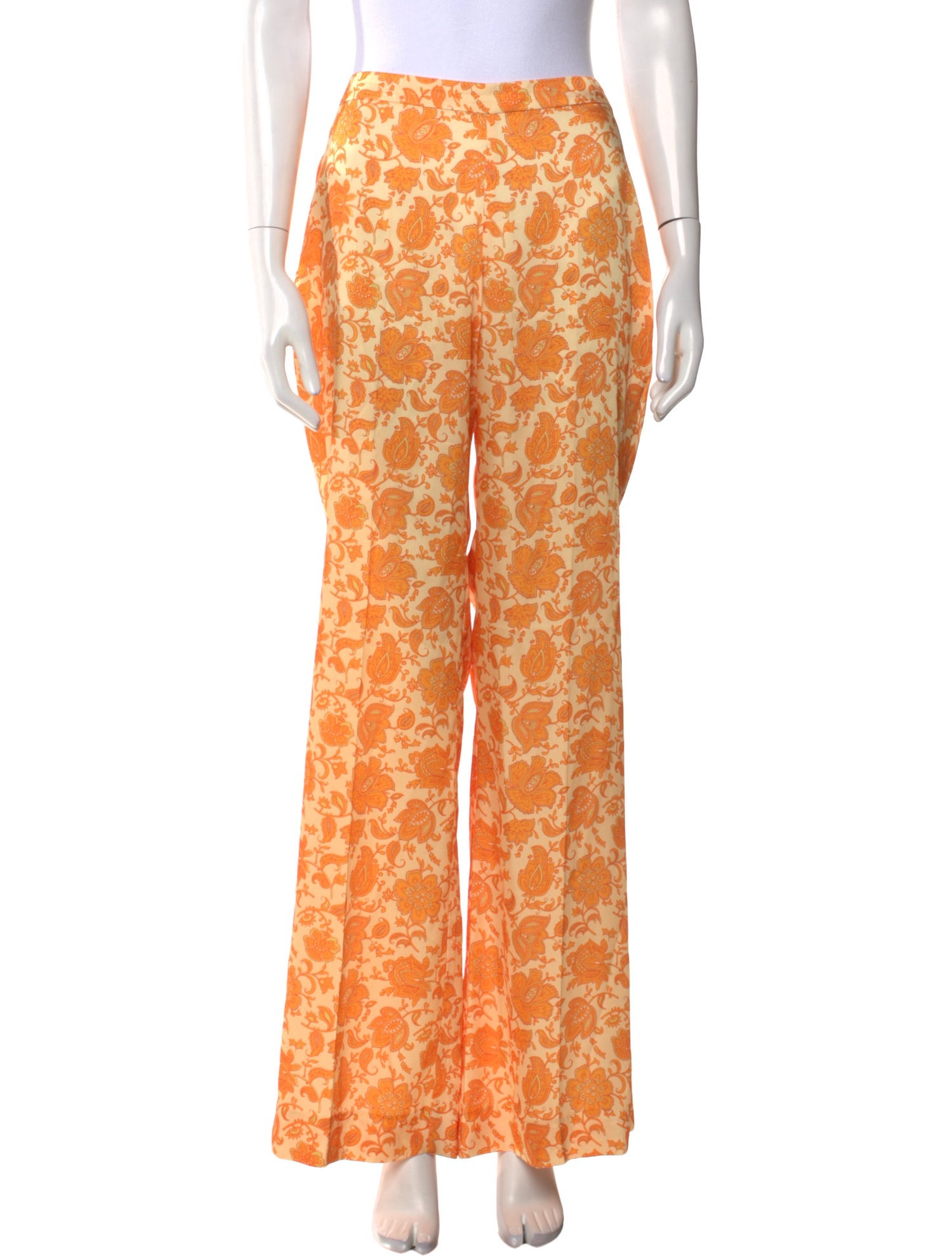 Sandro Floral Print Wide Leg Pants w/ Tags