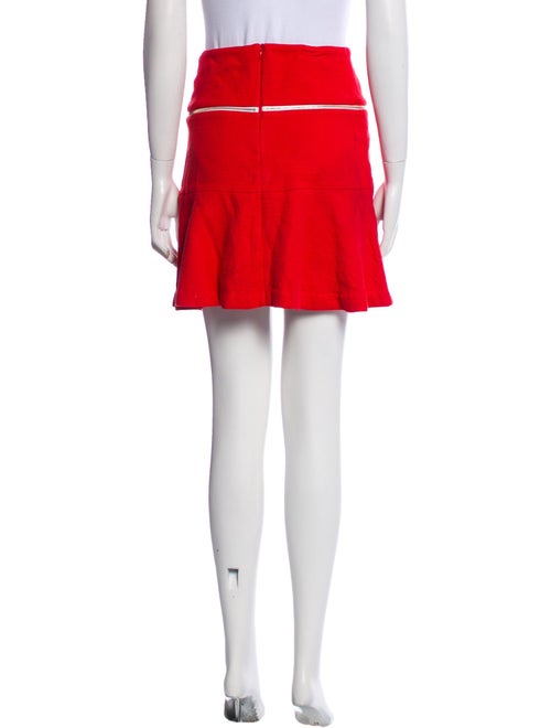 Sandro Ruffle Embellishment Mini Skirt