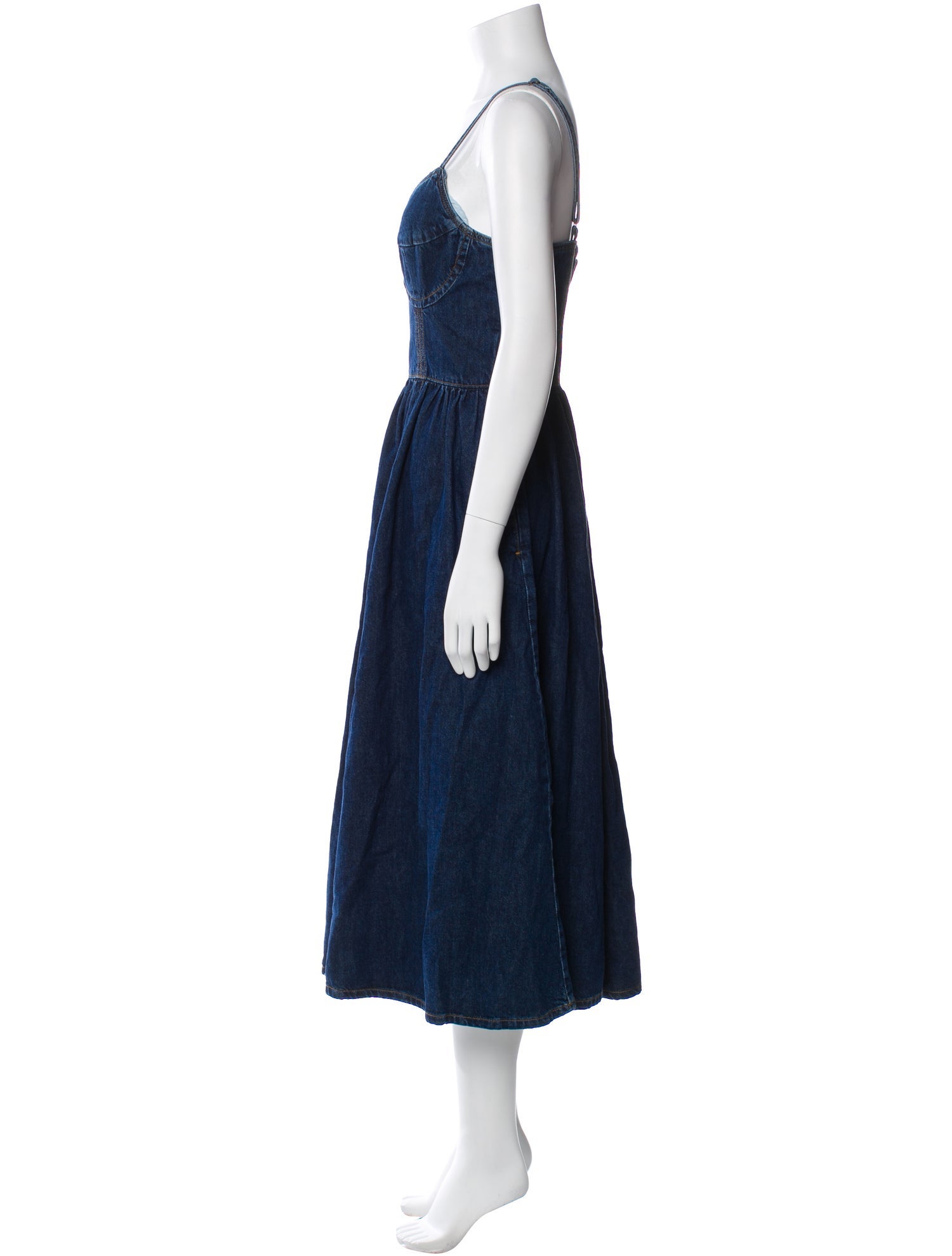 Sandro V-Neck Midi Length Dress w/ Tags