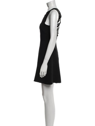 Sandro Crew Neck Mini Dress