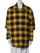 Sandro Plaid Print Coat