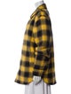Sandro Plaid Print Coat