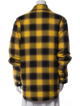 Sandro Plaid Print Coat