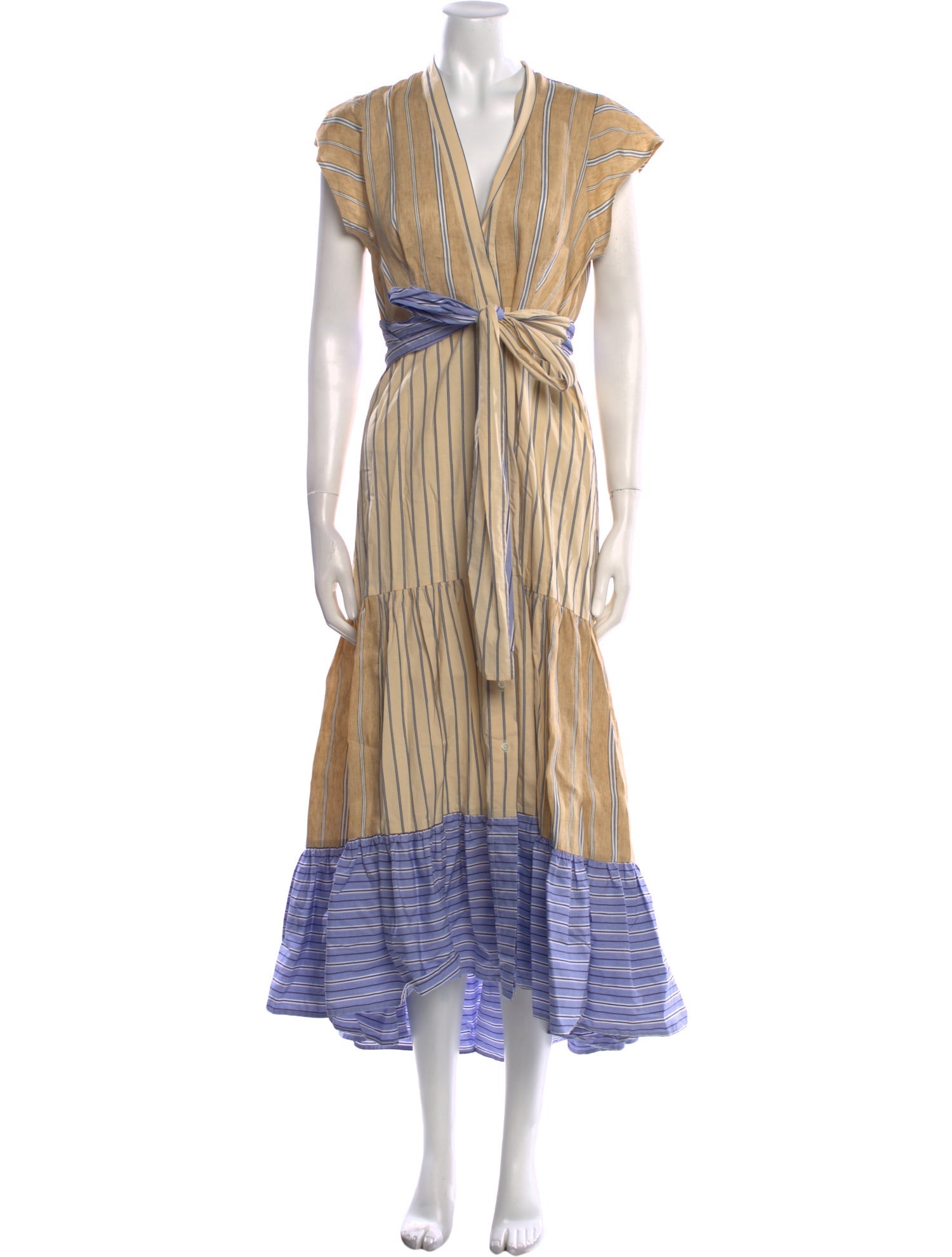 Sandro Linen Long Dress