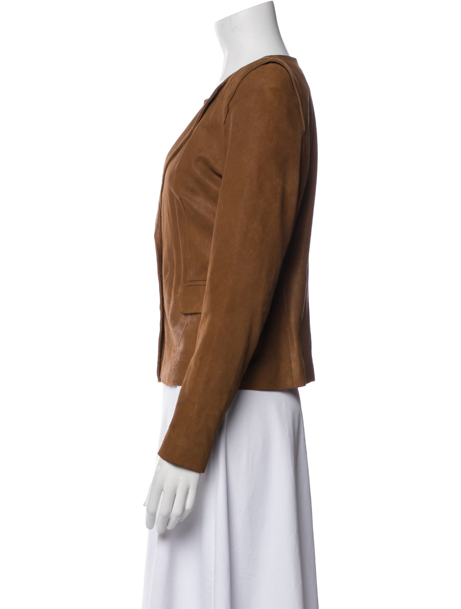 Sandro Leather Blazer