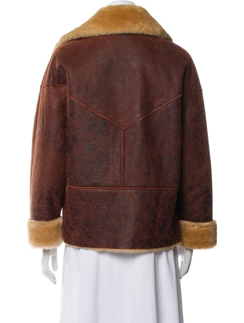 Sandro Colorblock Pattern Biker Jacket