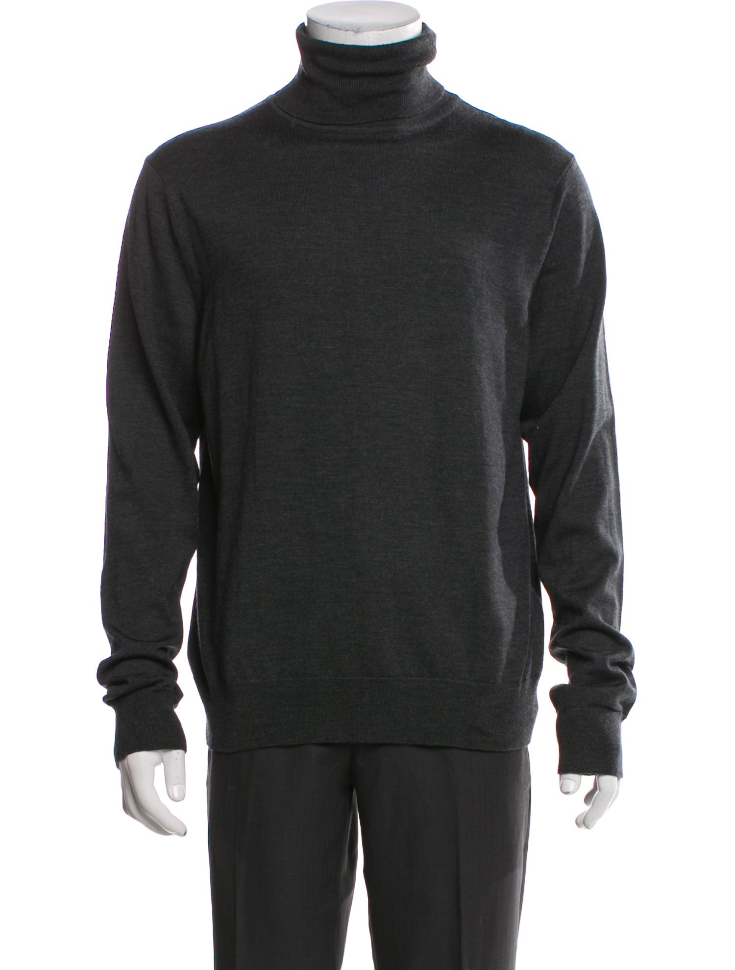 Sandro Wool Long Sleeve Shirt