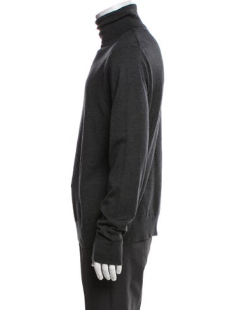 Sandro Wool Long Sleeve Shirt