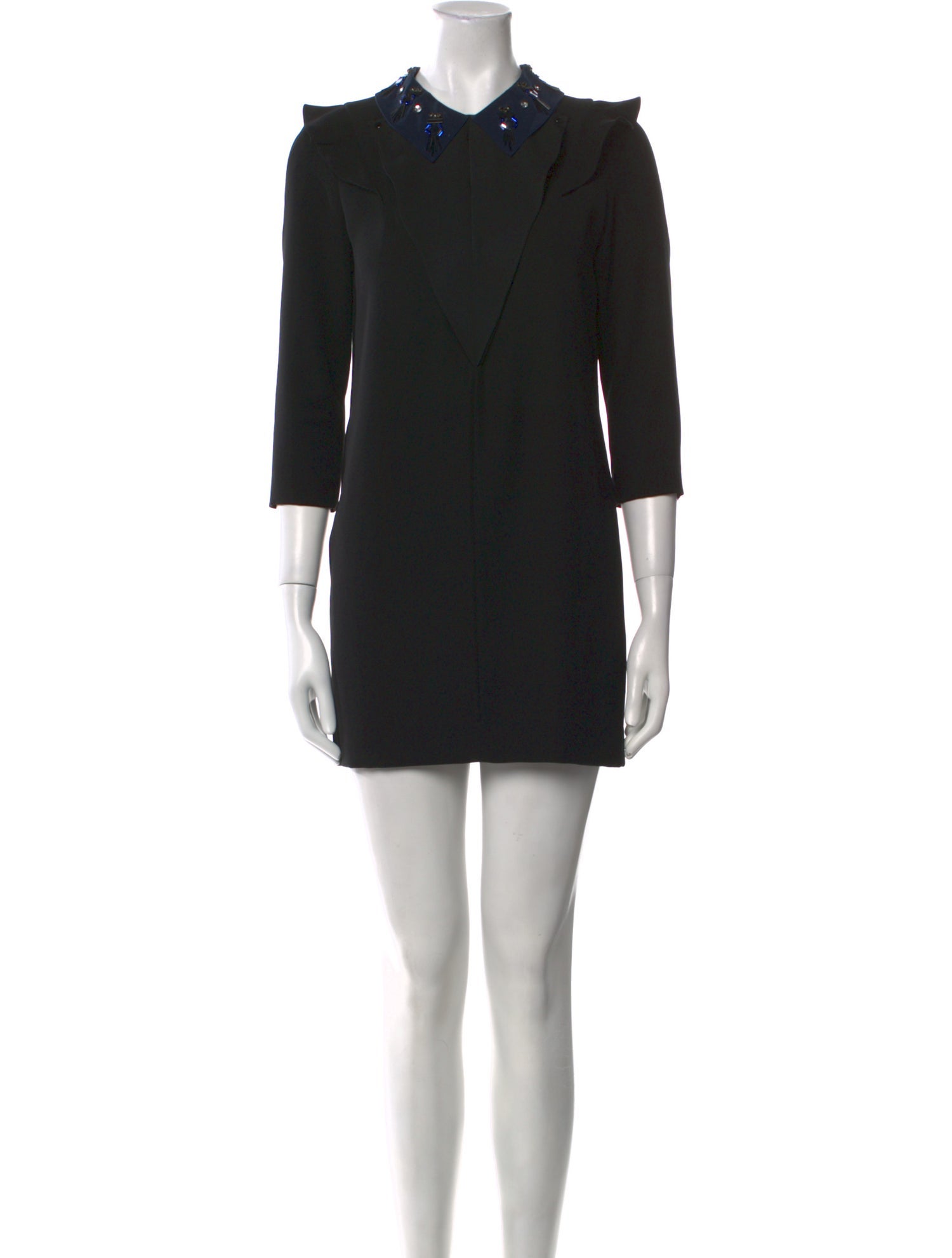 Sandro Crew Neck Mini Dress