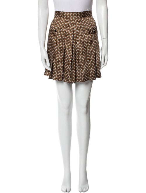 Sandro Printed Mini Shorts