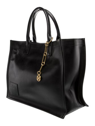 Sandro Leather Top Handle Bag