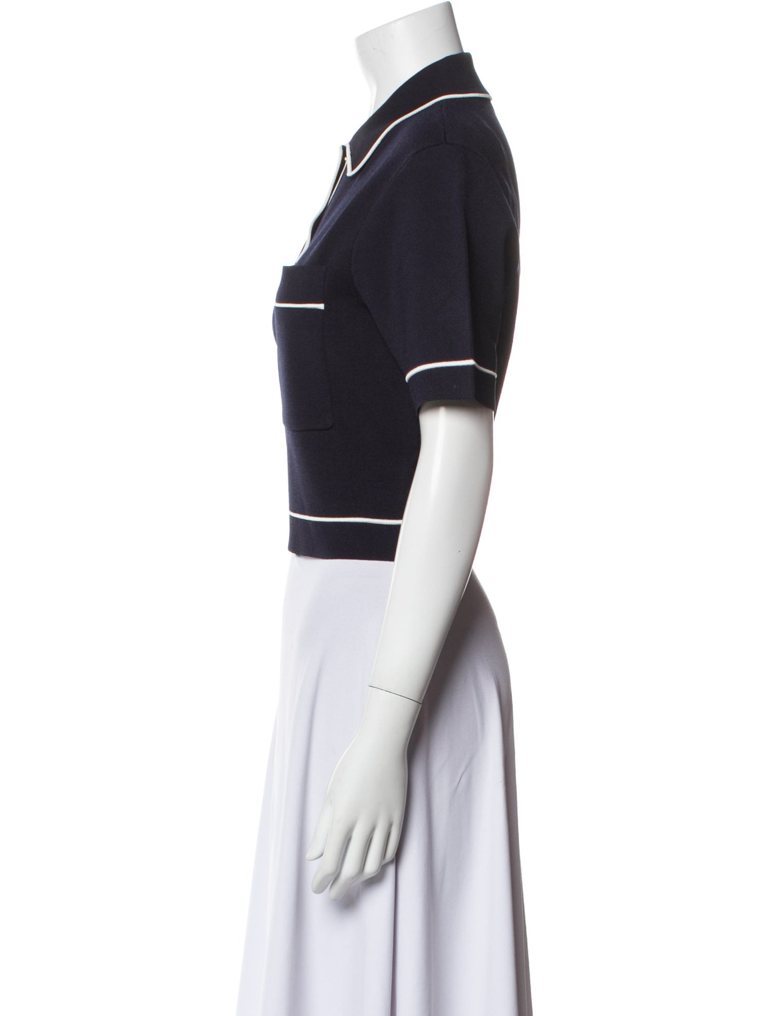 Sandro Short Sleeve Crop Top w/ Tags