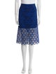 Sandro Lace Pattern Knee-Length Skirt