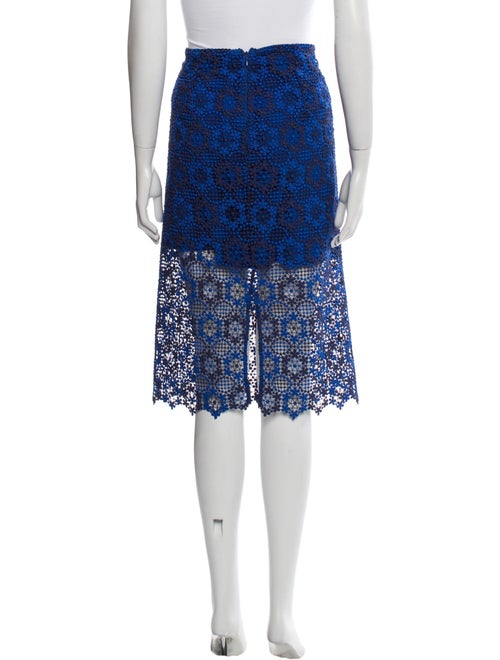 Sandro Lace Pattern Knee-Length Skirt