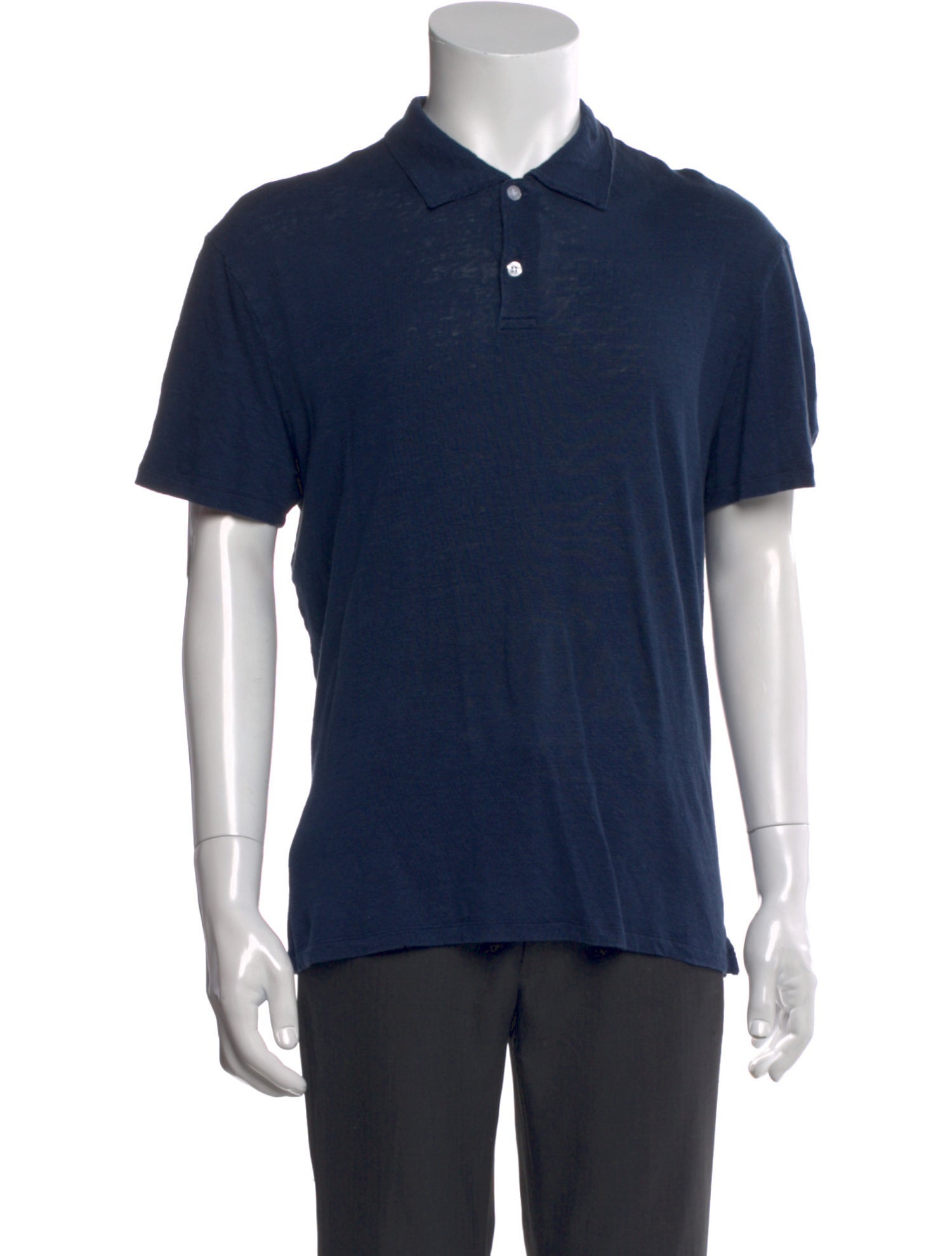 Sandro Linen Collar Polo Shirt