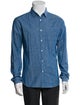 Sandro Long Sleeve Denim Shirt