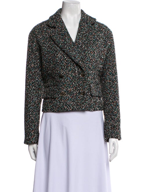 Sandro Tweed Pattern Evening Jacket
