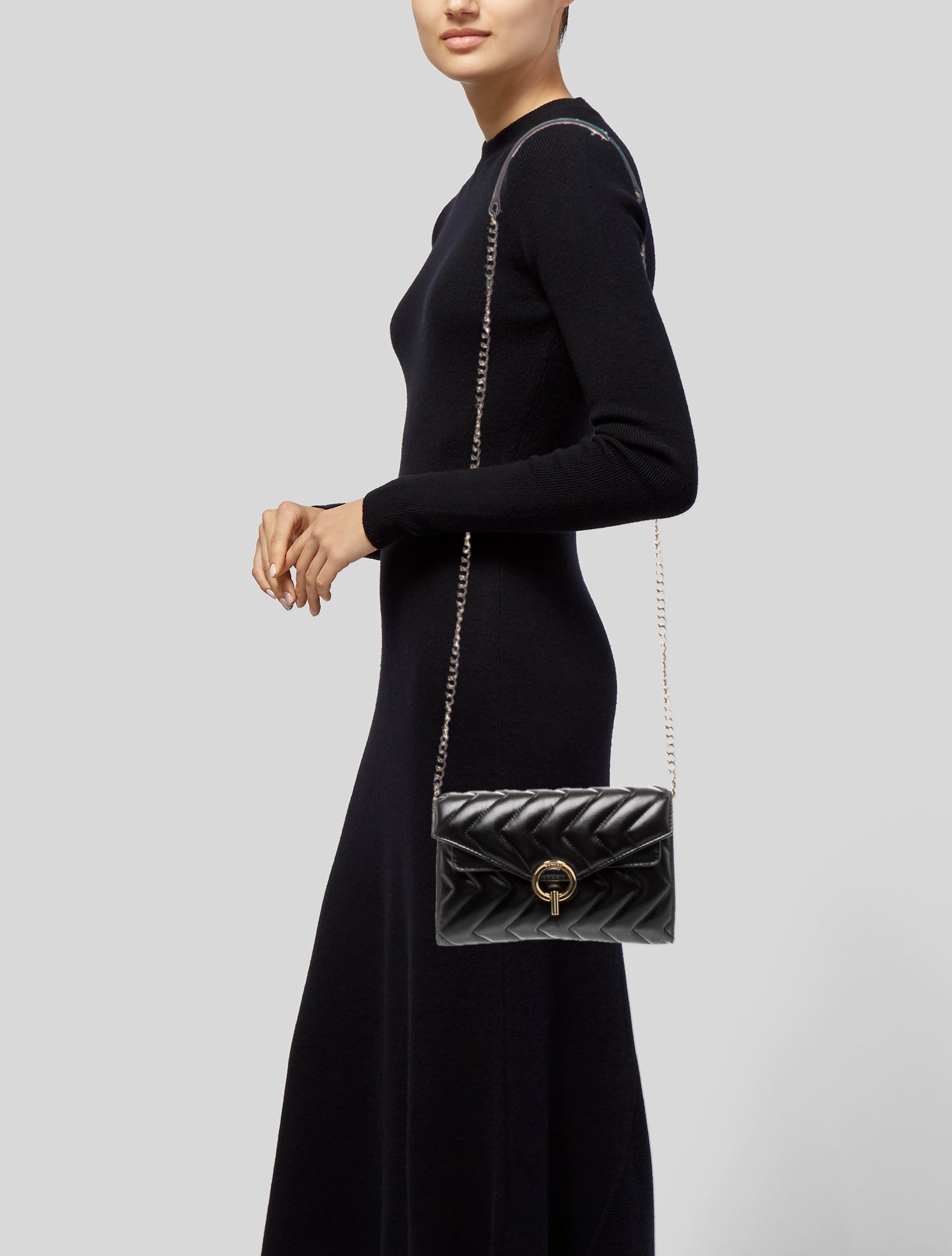 Sandro Leather Crossbody Bag