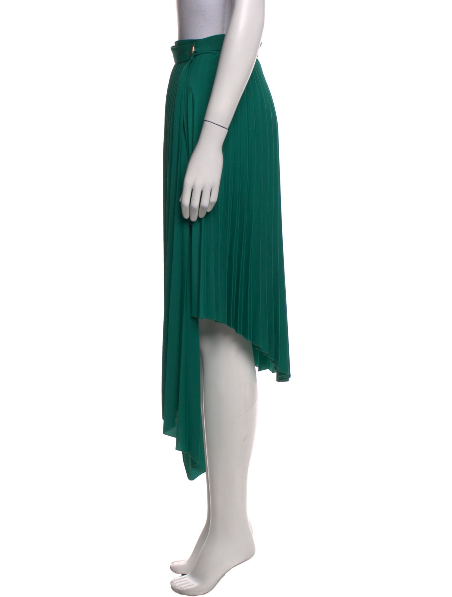 Sandro Pleated Accents Knee-Length Skirt