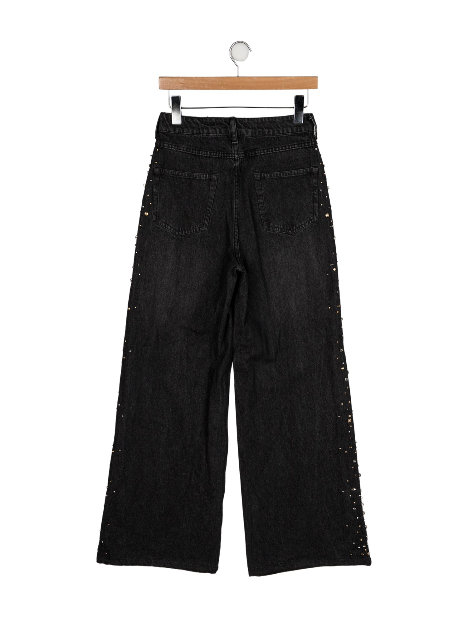 Sandro High-Rise Wide Leg Jeans