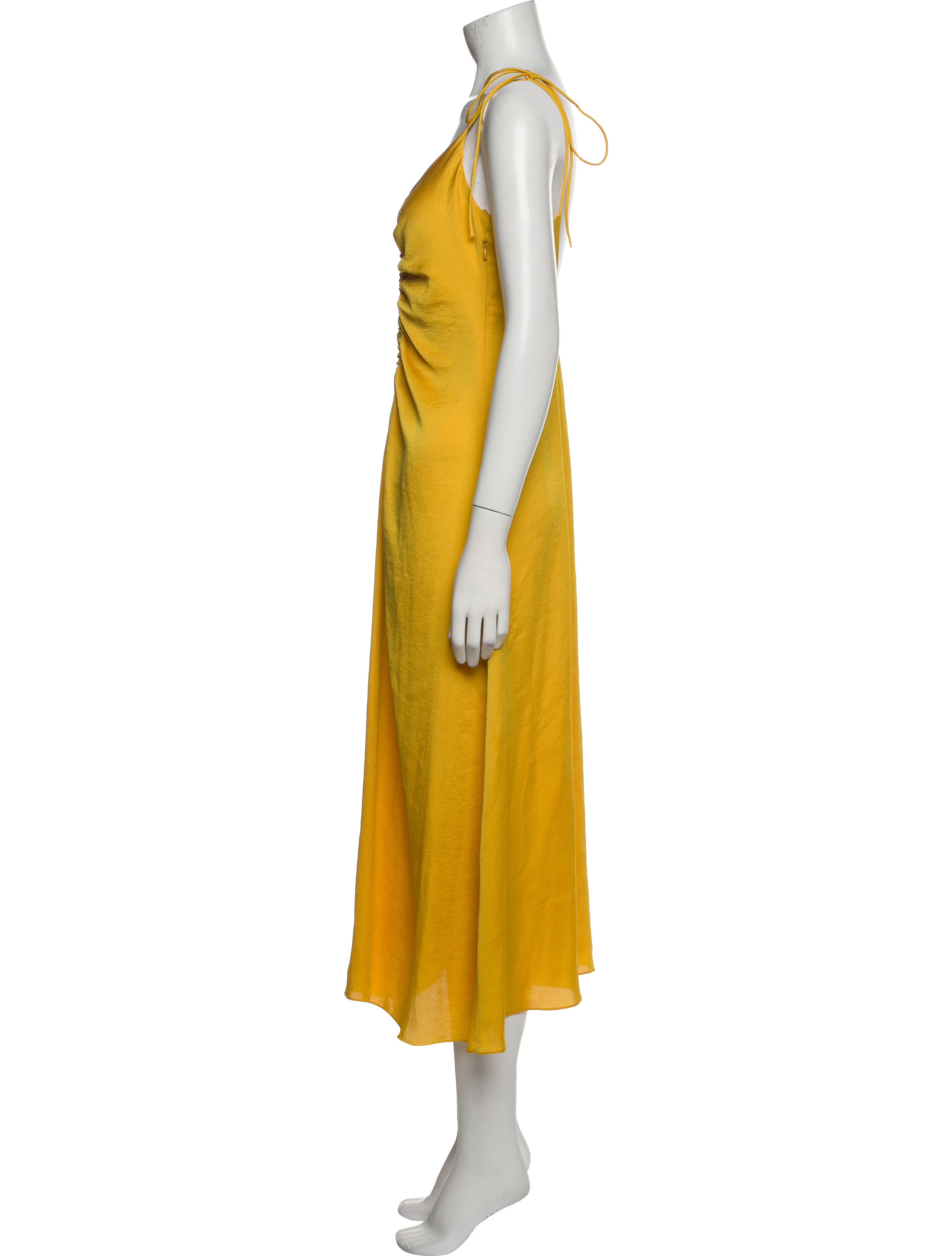 Sandro V-Neck Long Dress