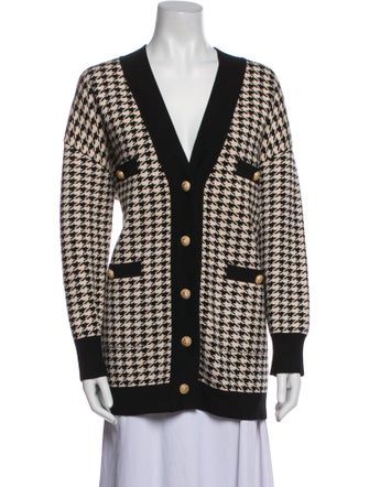 Sandro Houndstooth Print Blazer