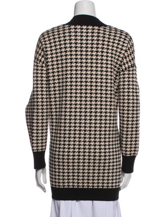 Sandro Houndstooth Print Blazer