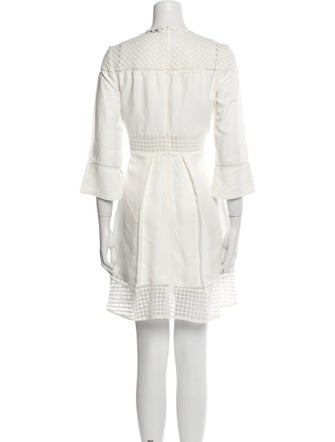 Sandro Crew Neck Mini Dress