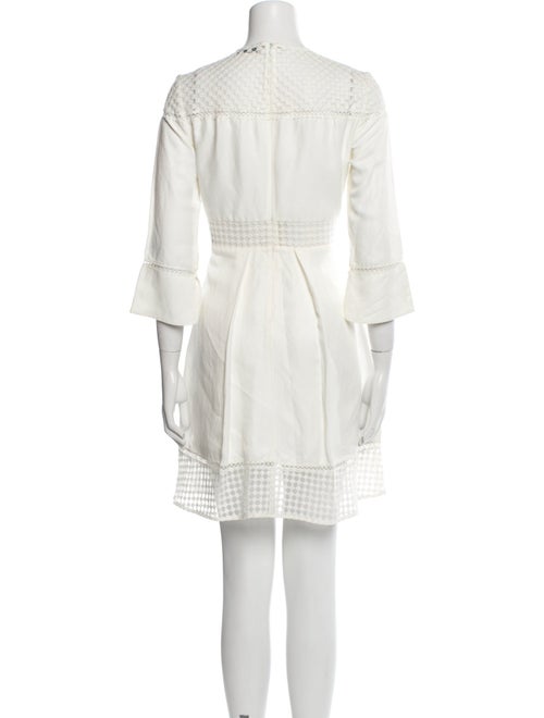 Sandro Crew Neck Mini Dress