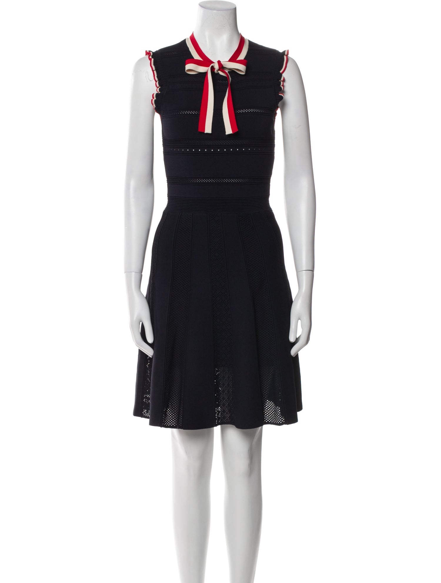 Sandro V-Neck Knee-Length Dress