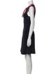 Sandro V-Neck Knee-Length Dress