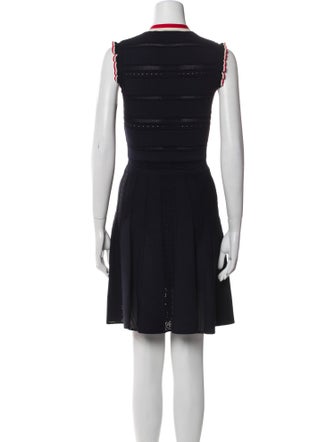 Sandro V-Neck Knee-Length Dress