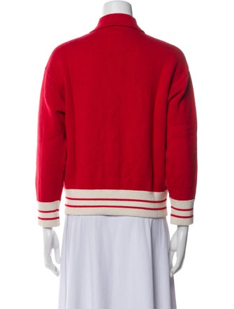 Sandro Wool Graphic Print Bomber Jacket