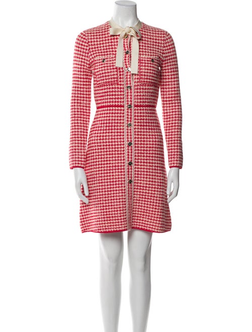 Sandro Printed Mini Dress