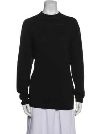 Sandro Wool Mock Neck Sweater